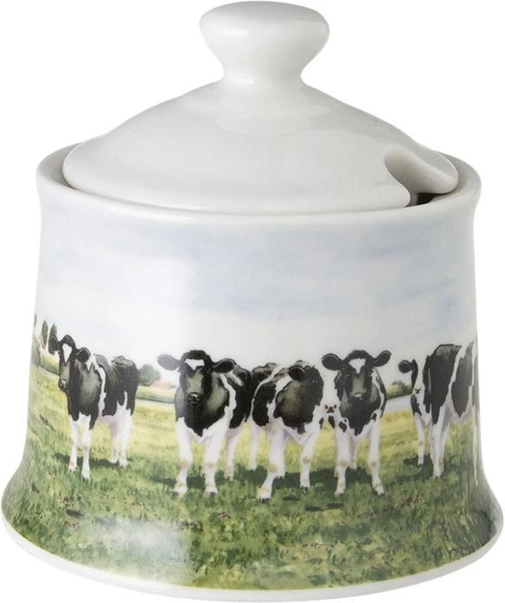 Wiebe Van Der Zee Suikerpot "Koe In Waterland" 3 Wiebe Van Der Zee Suikerpot "Koe In Waterland"