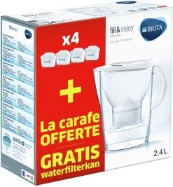 BRITA Waterfilterbundel Marella Cool White + 4 MAXTRA+ Filterpatronen 14 BRITA Waterfilterbundel Marella Cool White + 4 MAXTRA+ Filterpatronen -Keukenbenodigdheden Winkel 1110x1200