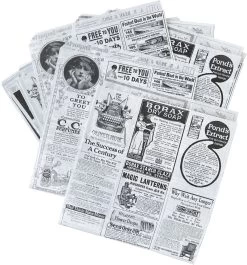 Rainbecom - 50 Stuks - 19 X 17 Cm - Hamburger Zakje Papier - Vetvrij Papier - Papieren Zak Voor Sandwiches - Krant -Keukenbenodigdheden Winkel 1119x1200 1