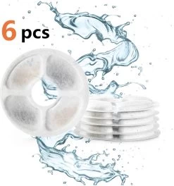 Drinkfontein Filters 6 Stuks - Navulling Kattenfontein - Water Filter - Drinkfilters - Filter Waterreservoir - Waterfilter Drinkfontein -Keukenbenodigdheden Winkel 1124x1200 2