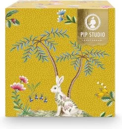 Pip Studio La Majorelle Yellow - Theeset - Porselein - Mok + Theezeef + Theetip - Porselein - 350ml - Geel Servies - Pasen - Konijn -Keukenbenodigdheden Winkel 1130x1200 4