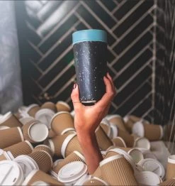 Circular&Co. Herbruikbare To Go Koffiebeker (rCUP) Zwart/zwart 8oz/227ml -Keukenbenodigdheden Winkel 1133x1200 2