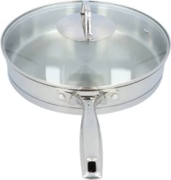 4goodz Dubbelwandige RVS Hapjespan Met Deksel 28 Cm - Zilver 15 4goodz Dubbelwandige RVS Hapjespan Met Deksel 28 Cm - Zilver -Keukenbenodigdheden Winkel 1138x1200