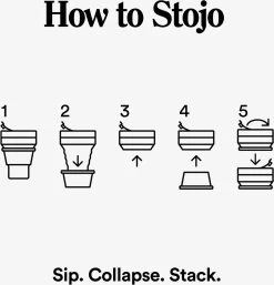 STOJO - Opvouwbare Beker - To Go - Grijs - 237ml - Herbruikbaar 15 STOJO - Opvouwbare Beker - To Go - Grijs - 237ml - Herbruikbaar -Keukenbenodigdheden Winkel 1153x1200 4