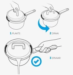 BK Flow Cool Pannenset - 9-delig - Veilig Afgietsysteem - Inductie -Keukenbenodigdheden Winkel 1167x1200