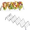 Krumble Taco Houder - Taco En Tortilla Houder Voor 4 Stuks - Serveerschalen - Koken & Tafelen - Kookgerei - Snack- & Tappasschalen - Metaal - Zilver -Keukenbenodigdheden Winkel 1182x1200 1