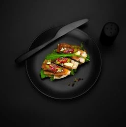 Orange85 Bordenset - Dinerbord - Borden - Plat - Set Van 6 - Mat Zwart - Diameter 27cm - Aardewerk - Servies -Keukenbenodigdheden Winkel 1184x1200 3