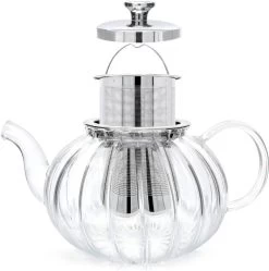 Glazen Theepot Met Filter (RVS) - 1.2 Liter - Pompoen Design - Thee Infuser – Borosilicaat – Anti-druppel Tuit 8 Glazen Theepot Met Filter (RVS) - 1.2 Liter - Pompoen Design - Thee Infuser – Borosilicaat – Anti-druppel Tuit -Keukenbenodigdheden Winkel 1191x1200 7