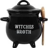 Something Different Soepkom Witches Broth Cauldron With Broom Spoon Zwart 2 Something Different Soepkom Witches Broth Cauldron With Broom Spoon Zwart -Keukenbenodigdheden Winkel 1191x1200 8