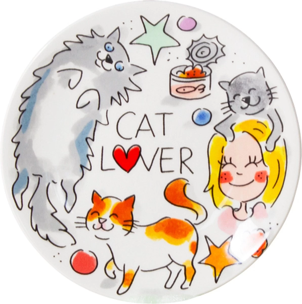 Blond Amsterdam, Specials, Dier: Bord Cat Lover 12cm 3 Blond Amsterdam, Specials, Dier: Bord Cat Lover 12cm