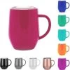 Drinkbeker - Thermosbeker - Koffiebeker To Go - Dubbelwandig - RVS - Roos Rood - Able & Borret -Keukenbenodigdheden Winkel 1196x1200 14