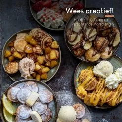 Ocina Poffertjespan – Combo Pack – 19 Poffertjes – Poffertjesmaker – Poffertjespan Inductie – Poffertjespan Electrisch – Gietijzeren Pan - Inclusief Doseerfles, Handvaten, 6x Poffertjesvorken En Invetkwast – Gratis Receptenboek 19 Ocina Poffertjespan – Combo Pack – 19 Poffertjes – Poffertjesmaker – Poffertjespan Inductie – Poffertjespan Electrisch – Gietijzeren Pan - Inclusief Doseerfles, Handvaten, 6x Poffertjesvorken En Invetkwast – Gratis Receptenboek -Keukenbenodigdheden Winkel 1198x1200 1