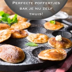 IRONO Poffertjespan Set - Incl. Doseerfles, Kwast En Vork - Poffertjespan Inductie En Electrisch - Poffertjesmaker 19 Poffertjes - Poffertjes Maken - Spuitfles - Cadeau Voor Mannen En Vrouwen -Keukenbenodigdheden Winkel 1198x1200 4