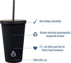 Beker Met Rietje En Deksel Starbucks Milkshake Beker Voor Take Away – Herbruikbare Plastic Drinkbeker Geel 500ml - VANN -Keukenbenodigdheden Winkel 1200x1054 2