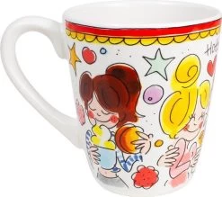 Blond Amsterdam Even Bijkletsen Mok 350 Ml - Rode Rand -Keukenbenodigdheden Winkel 1200x1063 6