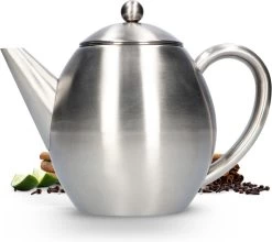 Vaja Valerie - Theepot Met Filter - Dubbelwandig - RVS - 1.2L -Keukenbenodigdheden Winkel 1200x1068 4
