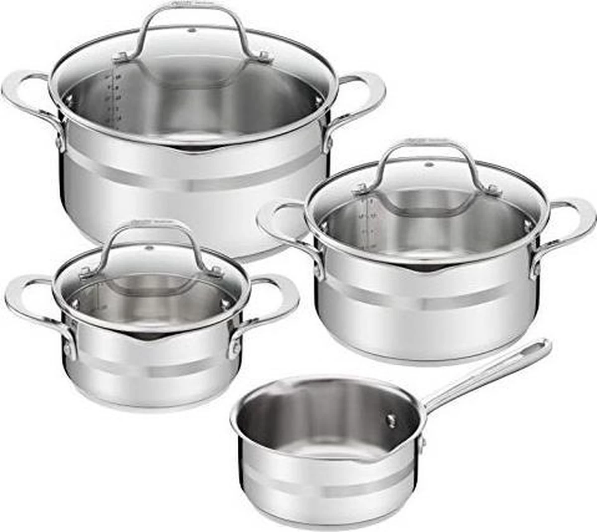 Tefal E494S7 Jamie Oliver Pannenset 3 Tefal E494S7 Jamie Oliver Pannenset