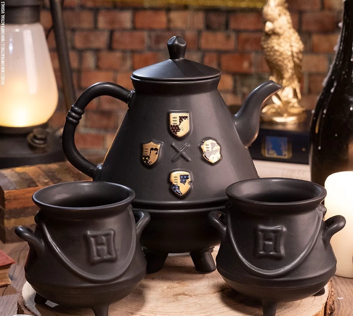 Harry Potter "Hogwarts" Theepot Set Met 2 Ketels 3 Harry Potter "Hogwarts" Theepot Set Met 2 Ketels