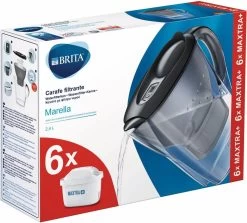 BRITA - Waterfilterkan Marella Cool - Grafiet - 2,4L + 6 MAXTRA+ Waterfilterpatronen 19 BRITA - Waterfilterkan Marella Cool - Grafiet - 2,4L + 6 MAXTRA+ Waterfilterpatronen -Keukenbenodigdheden Winkel 1200x1082