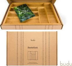 Budu Uitschuifbare Bamboe Bestekbak #43 (43 Cm Diep) - Bestekcassette Hout - Besteklade - 43 X 32,2 - 53 Cm - 6/8 Vakken 17 Budu Uitschuifbare Bamboe Bestekbak #43 (43 Cm Diep) - Bestekcassette Hout - Besteklade - 43 X 32,2 - 53 Cm - 6/8 Vakken -Keukenbenodigdheden Winkel 1200x1087 3