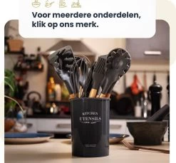 Hescom Siliconen Gesloten Opscheplepel Met Anti-aanbaklaag - Keukengerei Met Ergonomisch Design - Hittebestendige Serveerlepel - Vaatwasservriendelijk -Keukenbenodigdheden Winkel 1200x1111 3