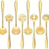 Fako Bijoux® - Bloemen Lepels Set - Theelepel / Koffielepel - 12cm - Goud - 8 Stuks 2 Fako Bijoux® - Bloemen Lepels Set - Theelepel / Koffielepel - 12cm - Goud - 8 Stuks -Keukenbenodigdheden Winkel 1200x1125 4