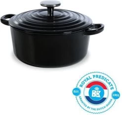 BK Bourgogne Braadpan Ø 20 Cm - Zwart - Gietijzer - Inductie -Keukenbenodigdheden Winkel 1200x1134 1