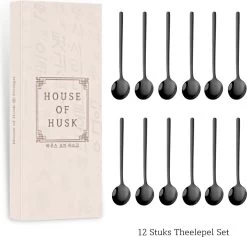 House Of Husk® Theelepels Set - Theelepeltjes - Koffielepels - Koffielepeltjes - RVS - 13cm - 12 Stuks - Zwart -Keukenbenodigdheden Winkel 1200x1150 1