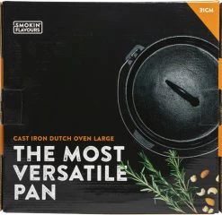 Merkloos Dutch Oven Medium Smokin' Flavours -Keukenbenodigdheden Winkel 1200x1166 2