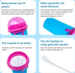 Frozen Magic Slushy Maker - Slush Puppy Maker - IJscrusher - Slush Puppy Beker - Slushy Puppy Maker - Slush Puppy Machine - Slush Maker - Slushy Cup - Tiktok - Blauw -Keukenbenodigdheden Winkel 1200x1169 4