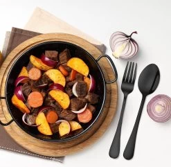 Strex Bestekset 6 Persoons - Zwart - 36-delig - Roestvrij Staal - Lepels, Messen, Vorken En Steakmessen - Hoogwaardige Kwaliteit 19 Strex Bestekset 6 Persoons - Zwart - 36-delig - Roestvrij Staal - Lepels, Messen, Vorken En Steakmessen - Hoogwaardige Kwaliteit -Keukenbenodigdheden Winkel 1200x1170 5