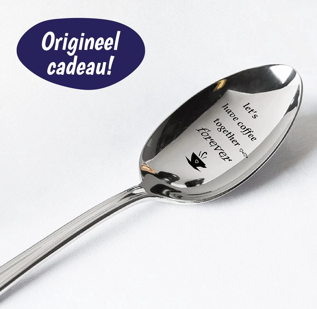 Merkloos Lepel Met Tekst - "Let's Have Coffee Together Forever" - 19.5cm - Valentijn Cadeau Voor Hem Of Haar - Valentijnsdag Verrassing - Versierde Lepel - Lange Lepel - Cadeautje 3 Merkloos Lepel Met Tekst - "Let's Have Coffee Together Forever" - 19.5cm - Valentijn Cadeau Voor Hem Of Haar - Valentijnsdag Verrassing - Versierde Lepel - Lange Lepel - Cadeautje