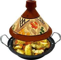 Tajine Aardewerk En Gegoten Aluminium Inductie| Handvaten| Geschikt Voor 4-8 Personen - Alle Warmtebronnen| Ø 30cm -Keukenbenodigdheden Winkel 1200x1172 2