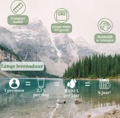 Waterfilter Survival Steddy Pro - Zuiver Gratis Drinkwater - Waterfles Waterzuivering - Waterfilter Kraan - Outdoor - FILTER 4000 LITER! 13 Waterfilter Survival Steddy Pro - Zuiver Gratis Drinkwater - Waterfles Waterzuivering - Waterfilter Kraan - Outdoor - FILTER 4000 LITER! -Keukenbenodigdheden Winkel 1200x1175 3