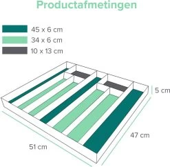 Grote Bestekbak Bamboe 51x47cm | Besteklade Van Coninx | Bestekhouder | Opbergbak | Duurzaam | Voor Laden Van 47cm Diep 15 Grote Bestekbak Bamboe 51x47cm | Besteklade Van Coninx | Bestekhouder | Opbergbak | Duurzaam | Voor Laden Van 47cm Diep -Keukenbenodigdheden Winkel 1200x1175 4