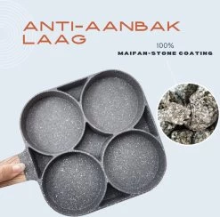 Anti-aanbak Pancake Pan | American Pancake Pan | Omelet Pan | Geschikt Voor Inductie & Alle Warmtebronnen | Eierpan | Omeletmaker | Pancake Maker | Mini Pannenkoekenpan -Keukenbenodigdheden Winkel 1200x1184