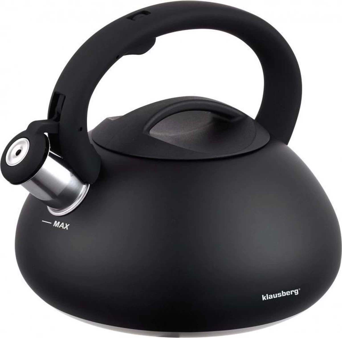 Klausberg 7368 - Fluitketel - Zwart - 2.7 Liter 3 Klausberg 7368 - Fluitketel - Zwart - 2.7 Liter