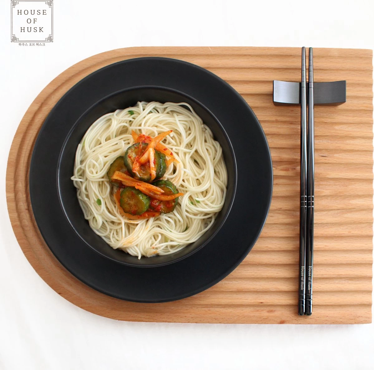 House Of Husk Chopsticks Set - Koreaanse Eetstokjes - Vaatwasserbestendig - RVS - 5 Paar - Zwart 5 House Of Husk Chopsticks Set - Koreaanse Eetstokjes - Vaatwasserbestendig - RVS - 5 Paar - Zwart - Image 3