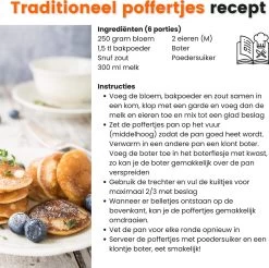 Kicinn Poffertjespan - Poffertjesmaker - Poffertjespan Inductie - Ø 24 Cm - 19 Poffertjes - Inclusief Handvaten -Keukenbenodigdheden Winkel 1200x1194