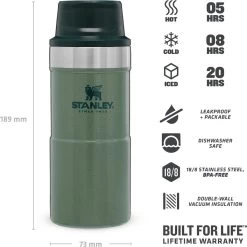 Stanley Trigger-Action Travel Mug 0.35L - Thermosfles - Hammertone Green -Keukenbenodigdheden Winkel 1200x1198 16