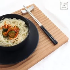 House Of Husk Chopsticks Set - Koreaanse Eetstokjes - Vaatwasserbestendig - RVS - 5 Paar - Duo Tone - Zwart Zilver -Keukenbenodigdheden Winkel 1200x1198 22