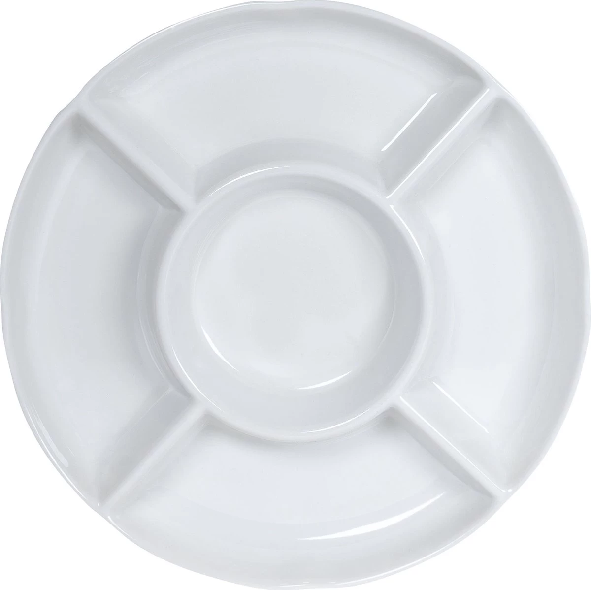 Krumble Tapasbord Met 5 Vakken / Servies / Borden / Hapjesbord / Serveerschalen / Serveerborden / Gourmetbord - Wit 3 Krumble Tapasbord Met 5 Vakken / Servies / Borden / Hapjesbord / Serveerschalen / Serveerborden / Gourmetbord - Wit