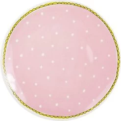 Even Bijkletsen Plat Bord Dot D26cm