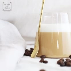 House Of Husk Latte Macchiato Lepels Set - Lange Theelepels - Koffielepels - Longdrinklepels - Barlepel - RVS - 6 Stuks - 17CM - Goud -Keukenbenodigdheden Winkel 1200x1200 1000