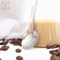 House Of Husk Latte Macchiato Lepels Set - Lange Theelepels - Koffielepels - Longdrinklepels - Sorbetlepels - Barlepel - RVS - 6 Stuks - 19CM - Zilver -Keukenbenodigdheden Winkel 1200x1200 1007