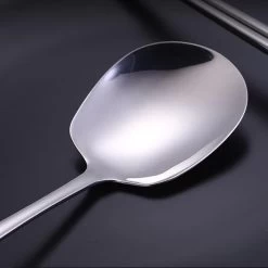 House Of Husk® Opscheplepel Set - Zilver - Serveerlepel - Groetelepel - Aardappellepel - 21cm - RVS - 4 Stuks -Keukenbenodigdheden Winkel 1200x1200 1048