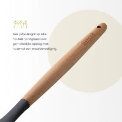 Hescom Siliconen Gesloten Opscheplepel Met Anti-aanbaklaag - Keukengerei Met Ergonomisch Design - Hittebestendige Serveerlepel - Vaatwasservriendelijk -Keukenbenodigdheden Winkel 1200x1200 1051