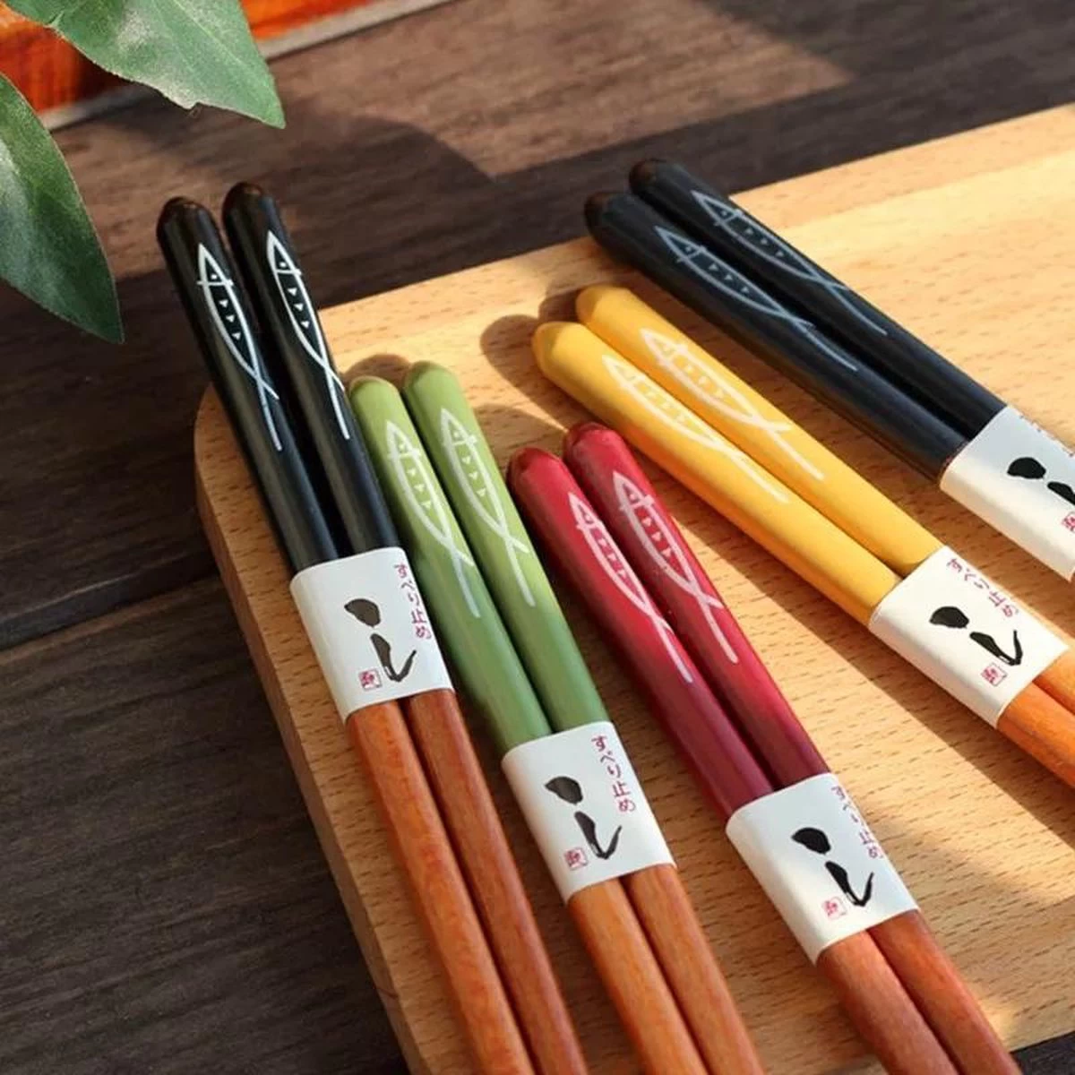 Chopsticks - Hout - 5 Paar - 22,5 Cm - Japanse Stijl - Sushi Giftset 10 Chopsticks - Hout - 5 Paar - 22,5 Cm - Japanse Stijl - Sushi Giftset - Image 8