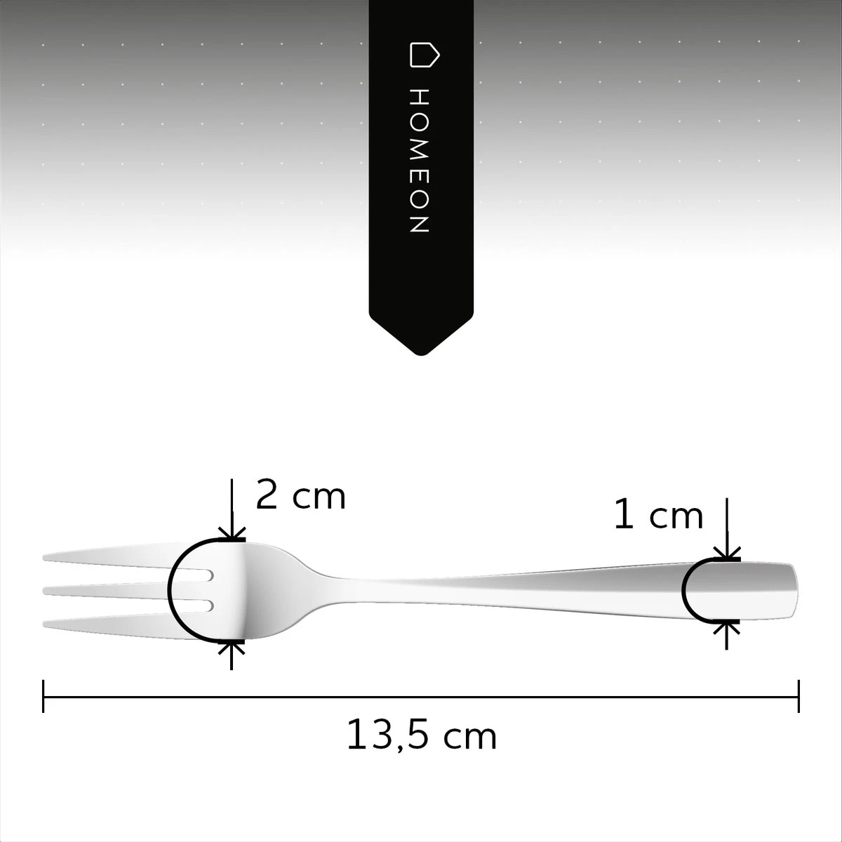 Gebaksvorkjes - Set Van 12 Taartvorkjes - Rvs - 13,5 Cm 6 Gebaksvorkjes - Set Van 12 Taartvorkjes - Rvs - 13,5 Cm - Afbeelding 4