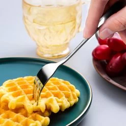 House Of Husk® Gebaksvorkjes - Dessertvorken - Taartvorkjes - Cocktailvorken - Klein Vorkjes - 12 Stuks - RVS - Zilver -Keukenbenodigdheden Winkel 1200x1200 1122